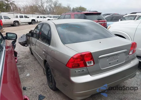 2004 Honda Civic Lx from USA, damaged, VIN 2HGES16514H534247